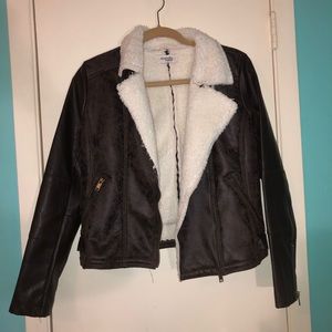 Charlotte Russe Fur Lined Jacket